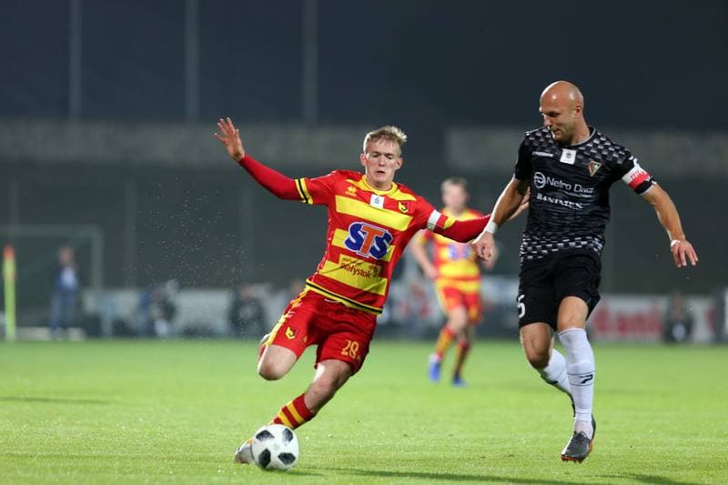 Football. Lotto Ekstraklasa. Zaglebie Sosnowiec - Jagiellonia Bialystok. 05.11.2018