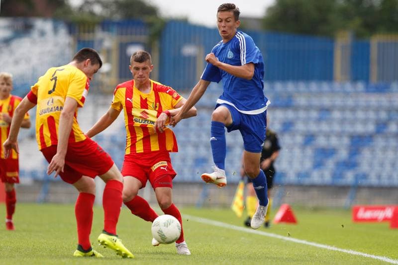 Football. Centralna Liga Juniorow. Ruch Chorzow - Korona Kielce. 11.08.2018