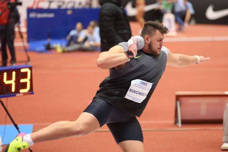 Athletics. Czech Indoor Gala 2017. Shot Put. 14.02.2017