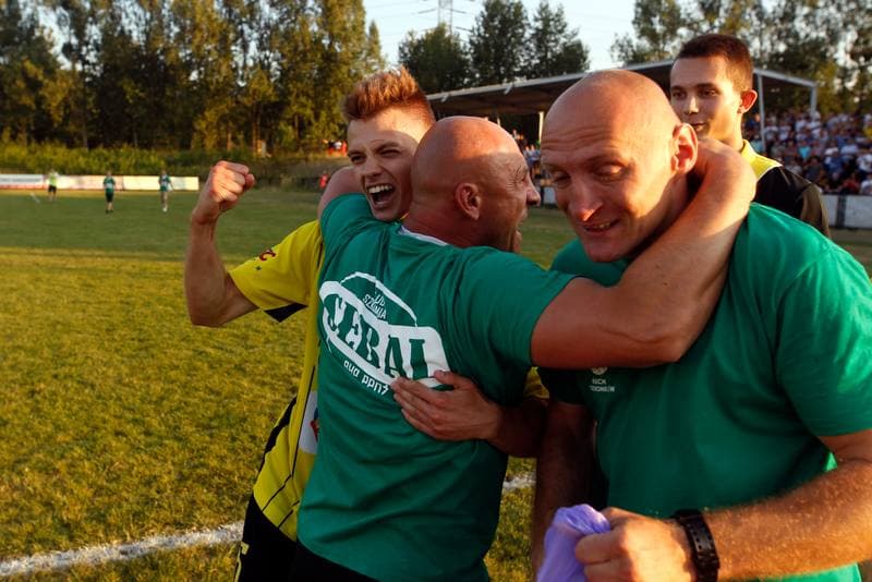Football. Playoff for III Liga. Ruch Radzionkow - Polonia Bytom. 20.06.2018