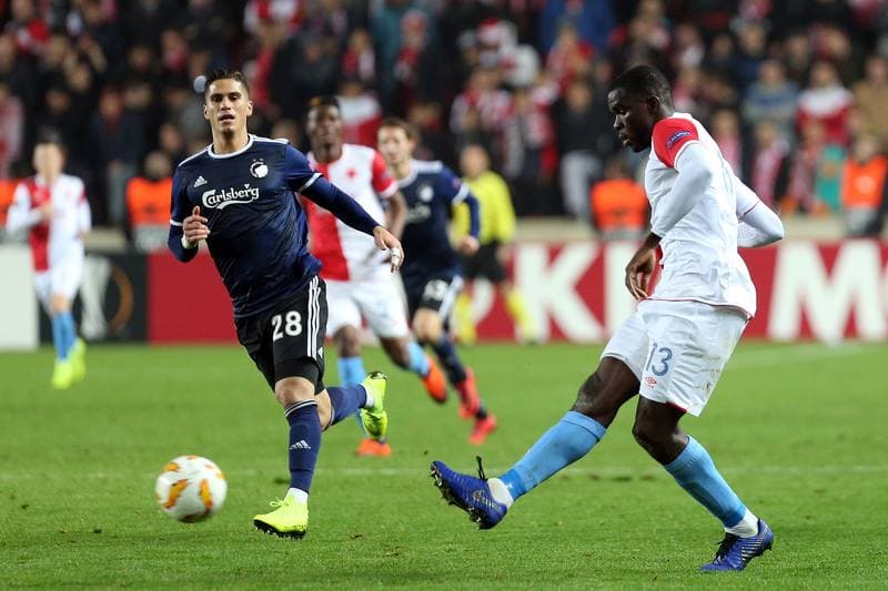 Football. UEFA Europa League. Slavia Prague - FC Copenhagen. 08.11.2018