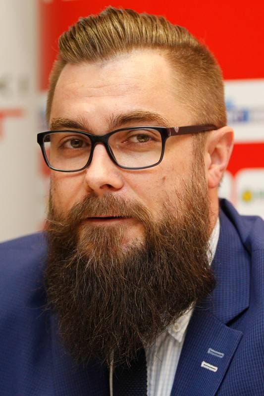 Football. GKS Tychy. Press Conference. 16.02.2017