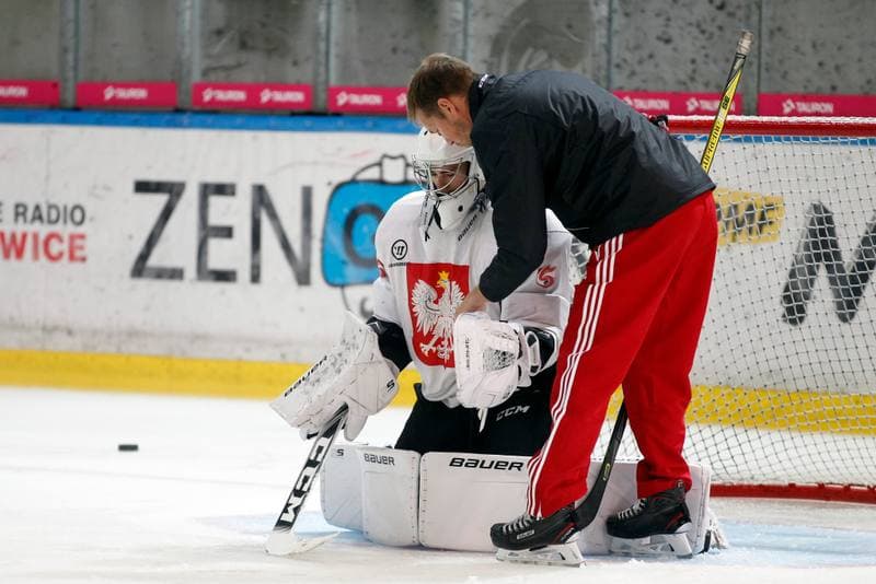 Ice Hockey. Poland national team. Training. 21.08.2018