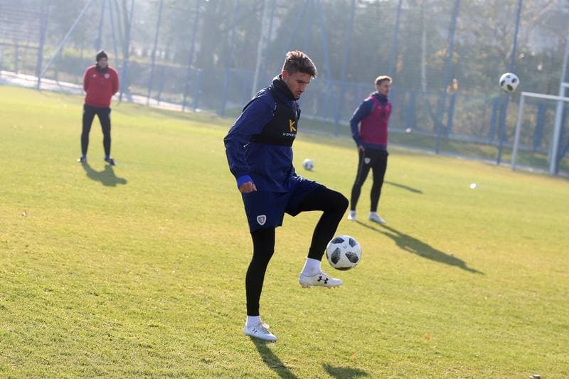 Football. Piast Gliwice. Training. 17.11.2018