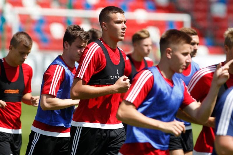 Football. Gornik Zabrze. Training. 25.07.2018