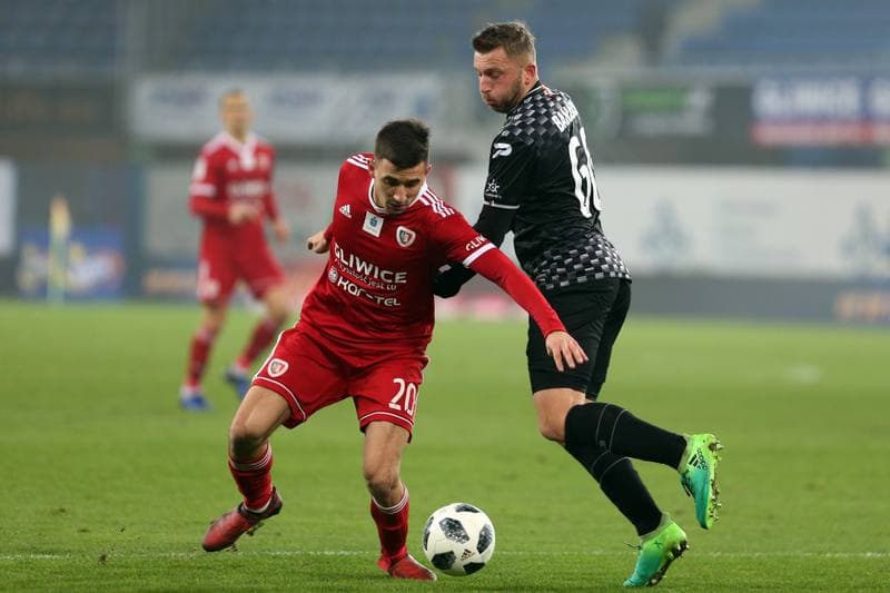 Football. Lotto Ekstraklasa. Piast Gliwice - Zaglebie Sosnowiec. 23.11.2018