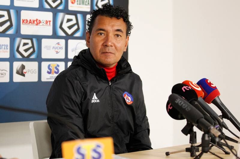 Football. AS Trencin. Press Conference. 25.07.2018