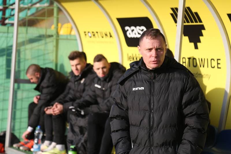 Football. Sparing. GKS Katowice - Chrobry Glogow. 25.02.2017