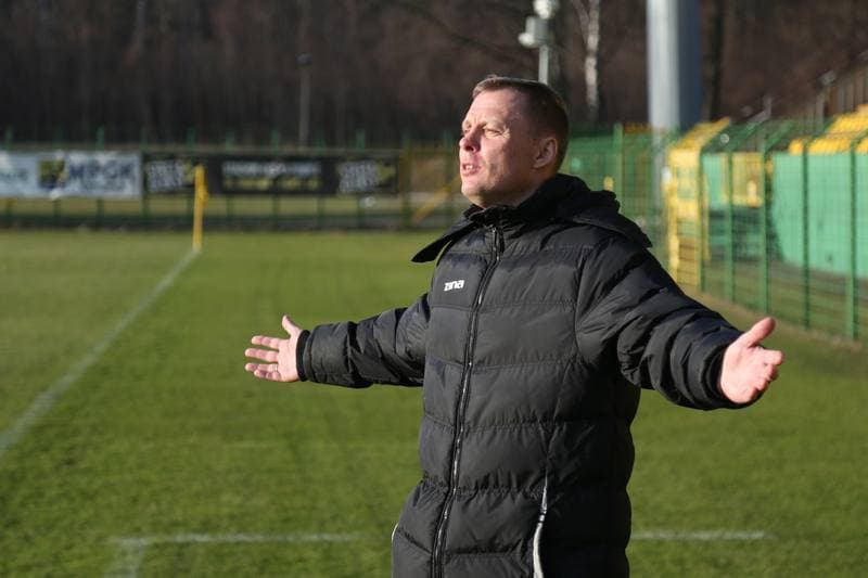 Football. Sparing. GKS Katowice - Chrobry Glogow. 25.02.2017