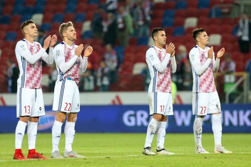 Football. Lotto Ekstraklasa. Gornik Zabrze - Lech Poznan. 05.10.2018