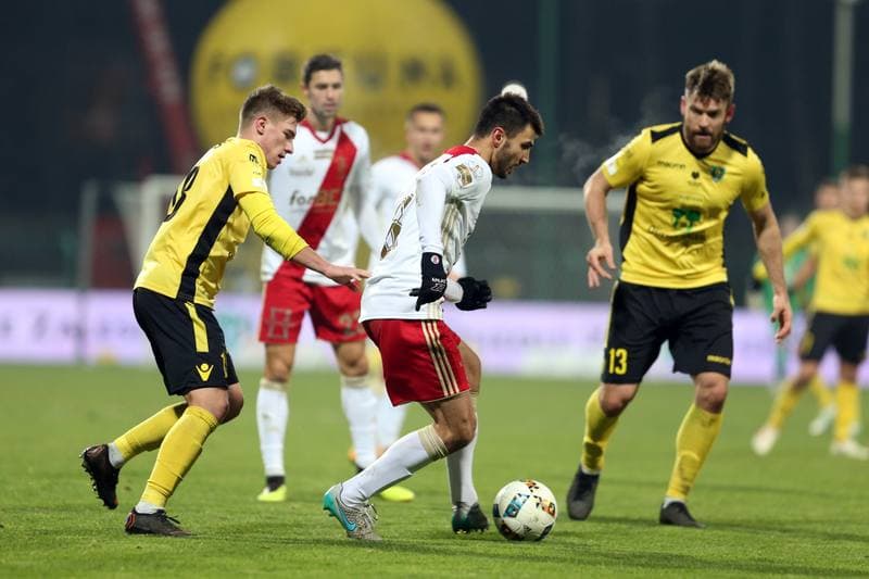 Football. Fortuna I Liga. GKS Katowice - LKS Lodz. 28.11.2018