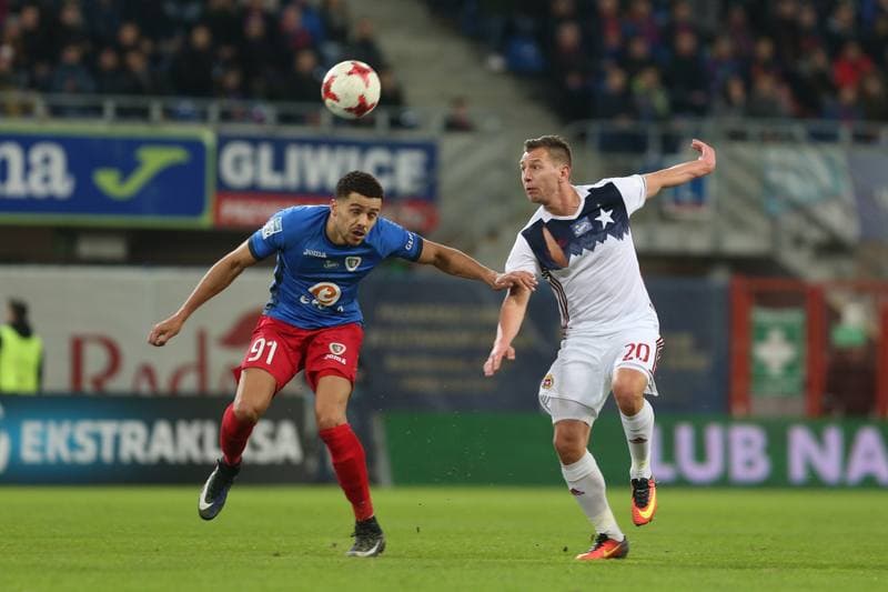 Football. Lotto Ekstraklasa. Piast Gliwice - Wisla Krakow. 04.03.2017