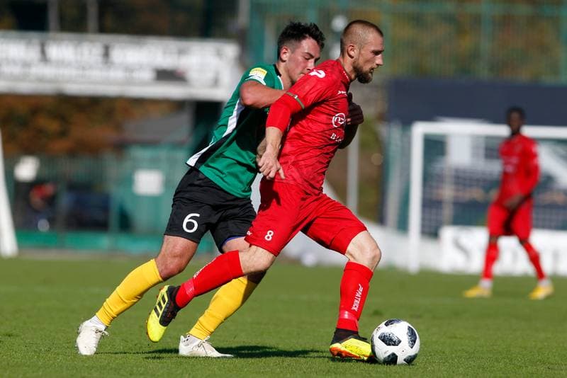 Football. Sparing. Zaglebie Sosnowiec - GKS 1962 Jastrzebie. 13.10.2018