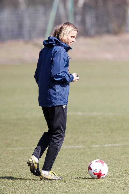 Football. Piast Gliwice. Training. 08.03.2017