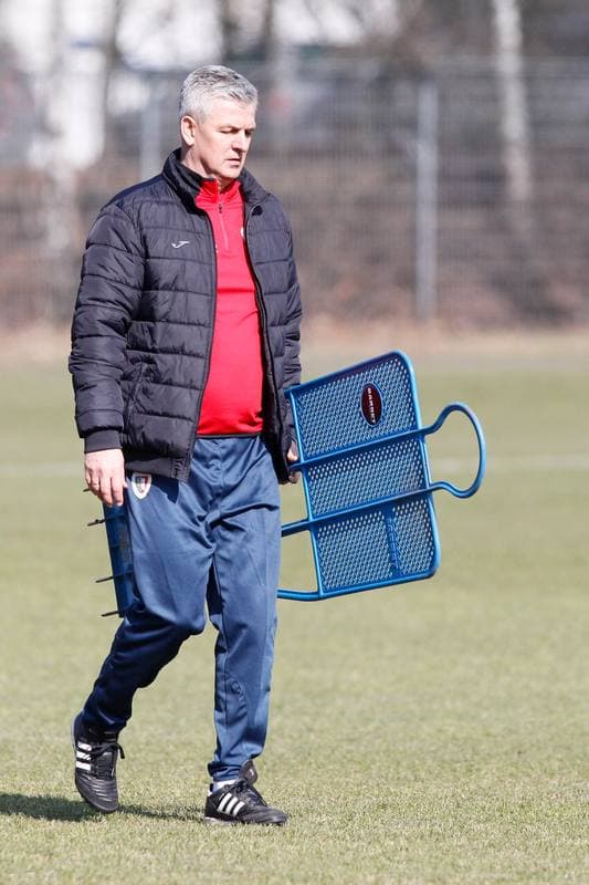 Football. Piast Gliwice. Training. 08.03.2017