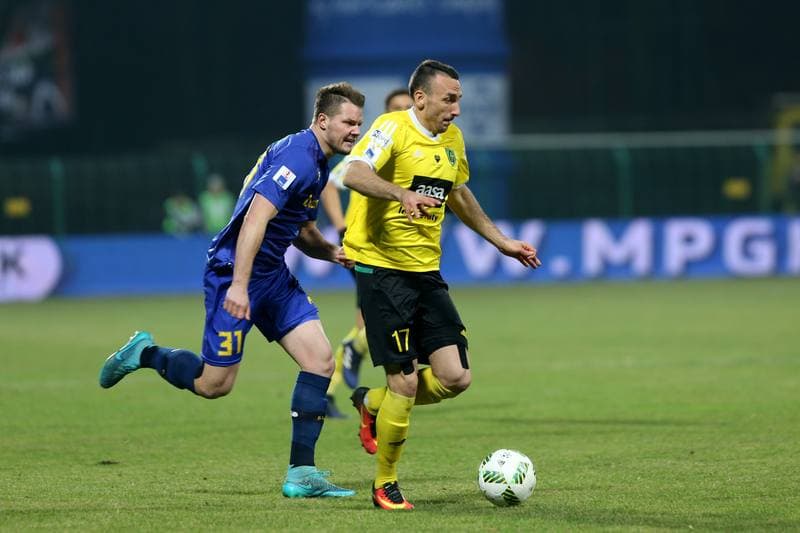 Football. Nice I Liga. GKS Katowice - Stomil Olsztyn. 10.03.2017