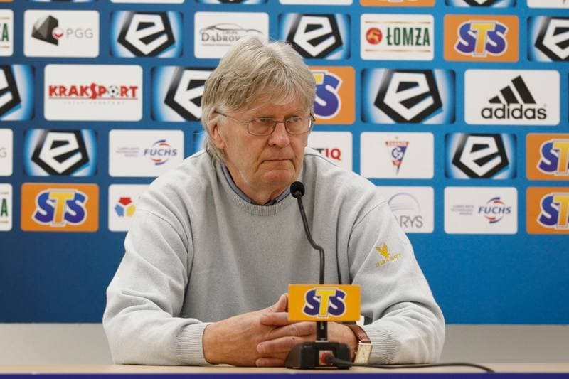 Football. Gornik Zabrze. Press Conference. 13.12.2018