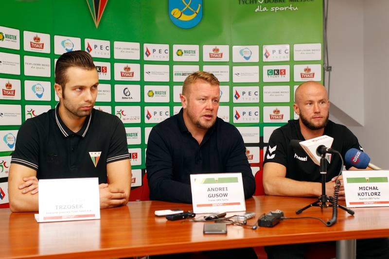 Ice Hockey. GKS Tychy. Press Conference. 29.08.2018