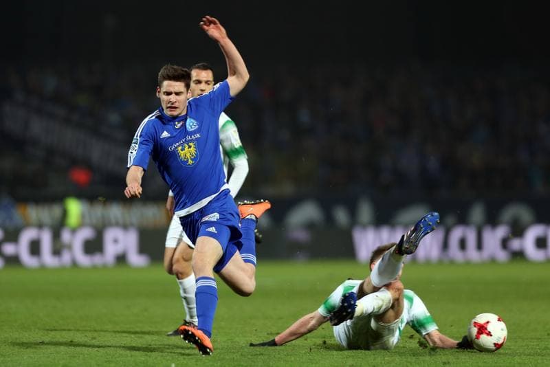 Football. Lotto Ekstraklasa. Ruch Chorzow - Lechia Gdansk. 11.03.2017