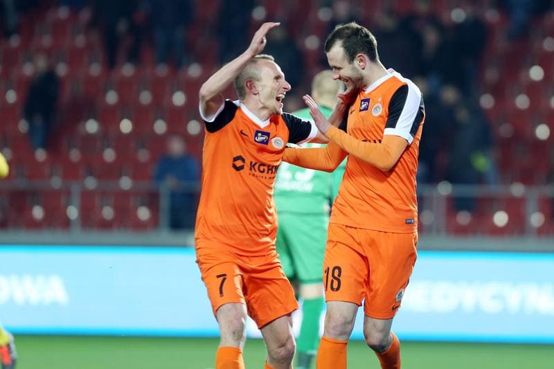 Football. Lotto Ekstraklasa. Cracovia Krakow - Zaglebie Lubin. 13.03.2017