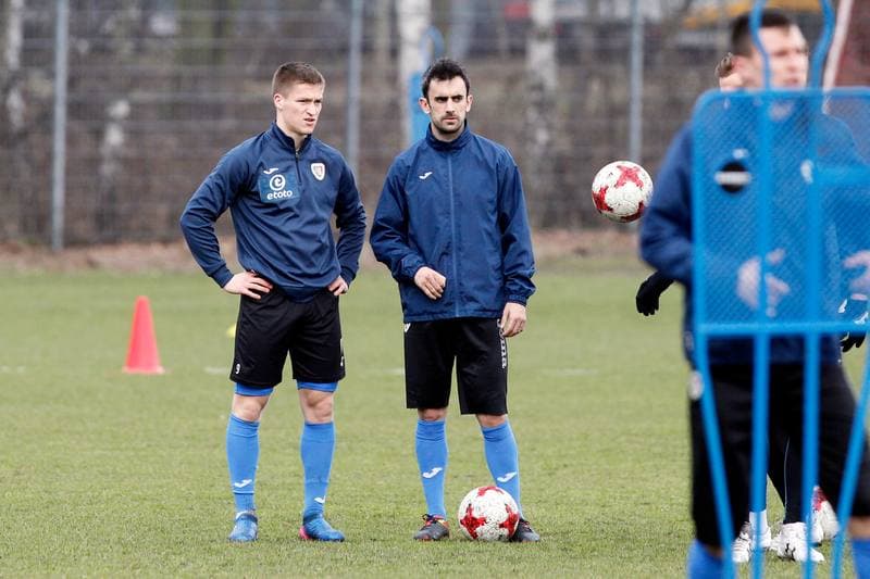 Football. Piast Gliwice. Training. 15.03.2017