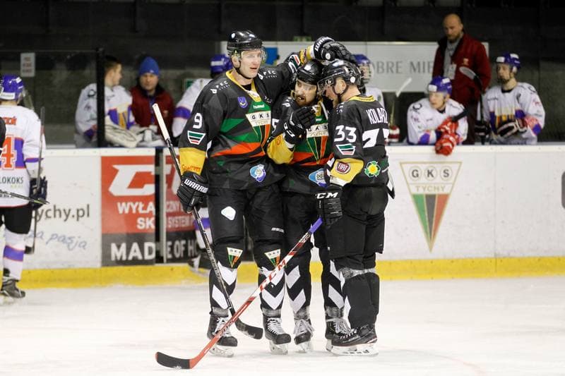 Ice Hockey. Polska Hokej Liga. Weglokoks Kraj Polonia Bytom - GKS Tychy. 11.01.2019