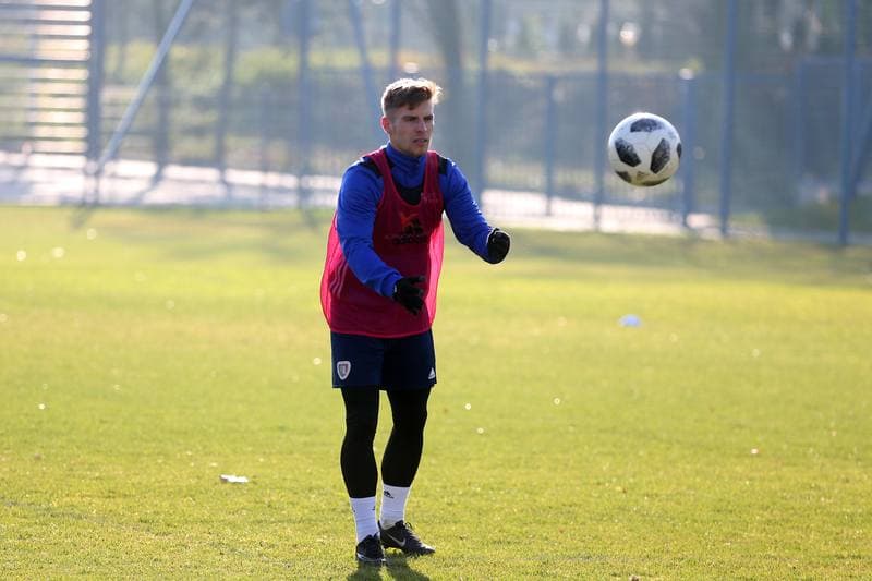 Football. Piast Gliwice. Training. 17.11.2018