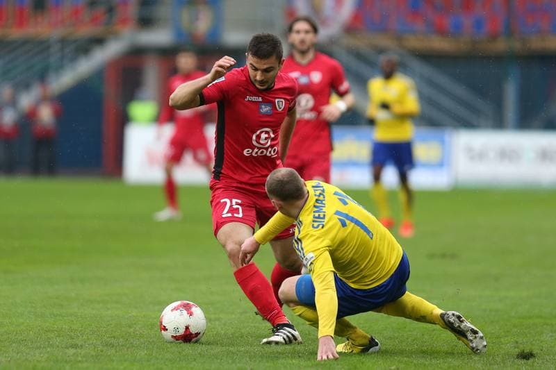 Football. Lotto Ekstraklasa. Piast Gliwice - Arka Gdynia. 18.03.2017