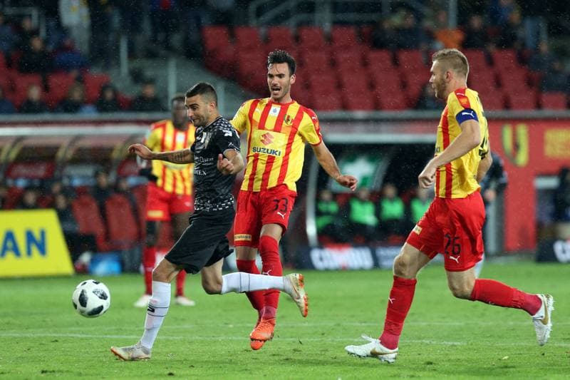 Football. Lotto Ekstraklasa. Korona Kielce - Zaglebie Sosnowiec. 24.09.2018