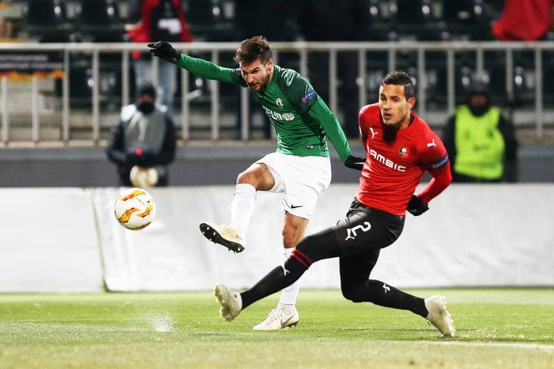Football. UEFA Europa League. FK Jablonec - Stade Rennais FC. 29.11.2018