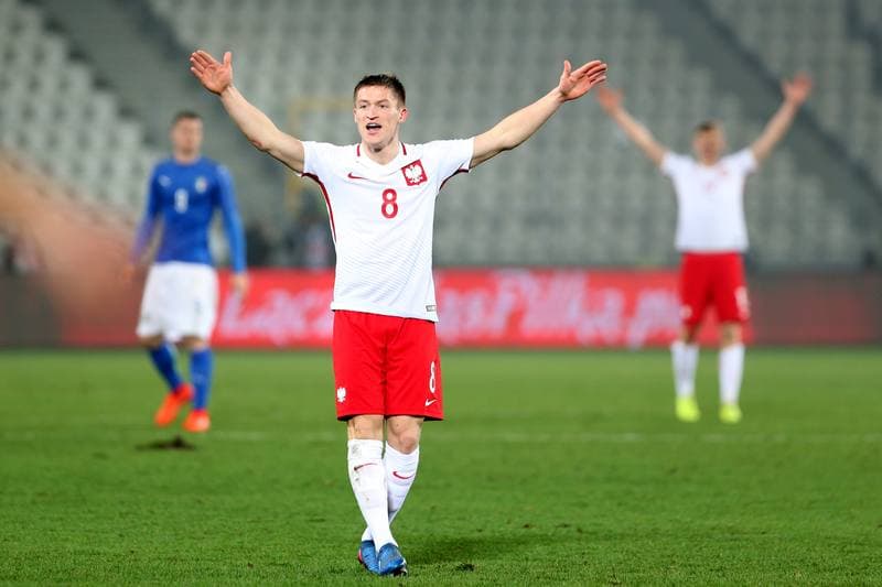 Football. Poland U21. Italy U21. 23.03.2017