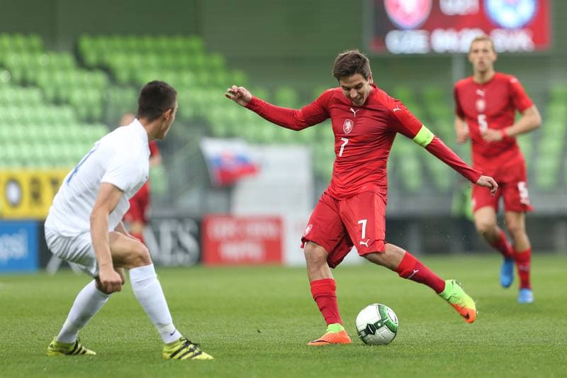 Football. International Friendly Match. Czech Republic U21 - Slovakia U21. 24.03.2017