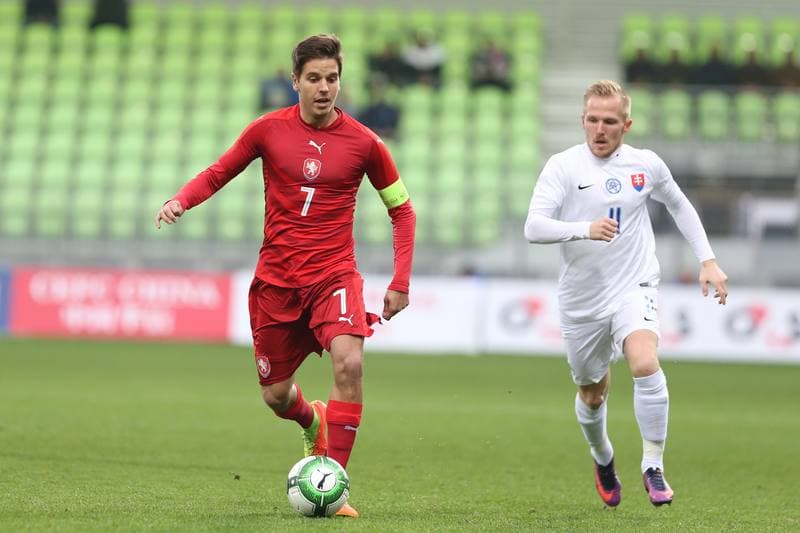 Football. International Friendly Match. Czech Republic U21 - Slovakia U21. 24.03.2017