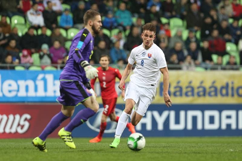Football. International Friendly Match. Czech Republic U21 - Slovakia U21. 24.03.2017
