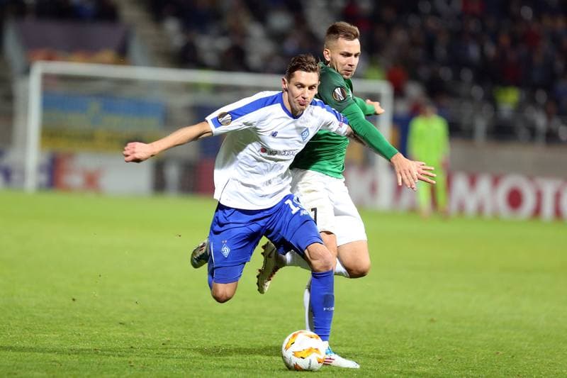 Football. UEFA Europa League. FK Jablonec - Dynamo Kyiv. 04.10.2018