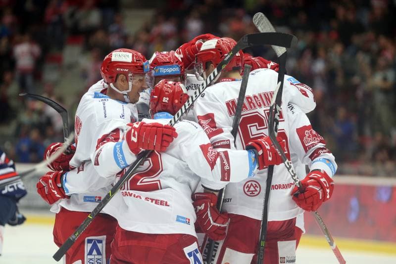 Ice Hockey. Tipsport Extraliga. Ocelari Trinec - HC Vitkovice Ridera. 07.10.2018