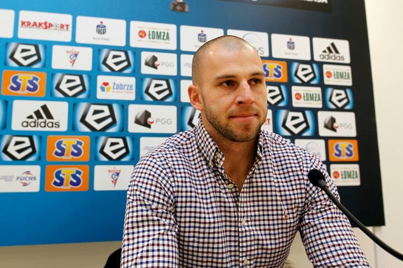 Football. Gornik Zabrze. Press Conference. 11.01.2019