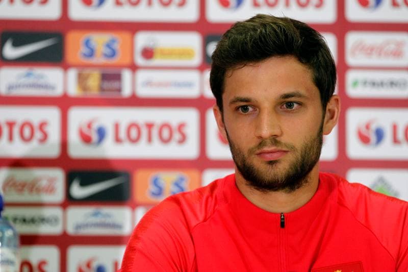 Football. Poland national team. Press Conference. 10.10.2018