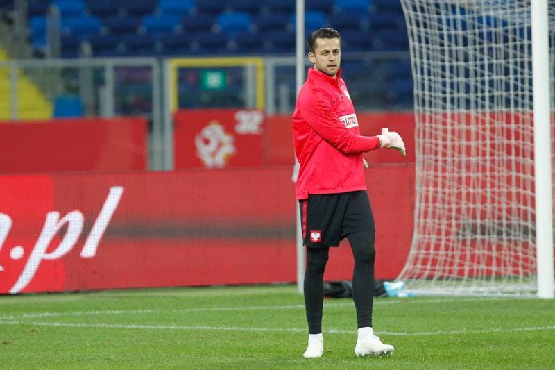 Football. Poland national team. Training. 10.10.2018
