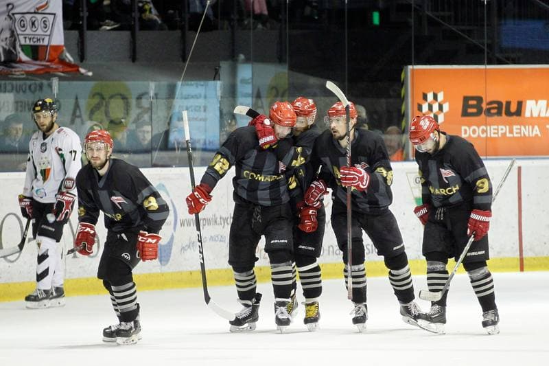 Ice Hockey. Polska Hokej Liga. GKS Tychy - Comarch Cracovia. 02.04.2017