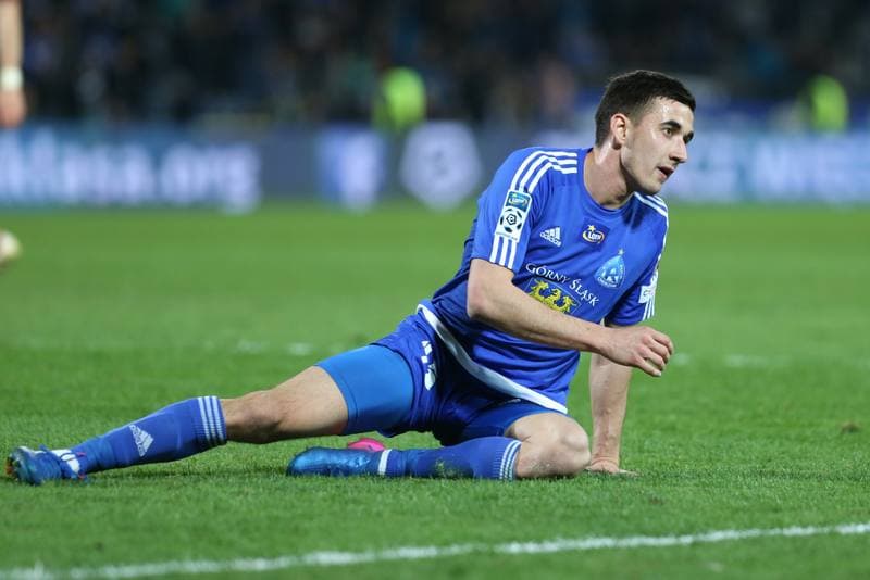 Football. Lotto Ekstraklasa. Ruch Chorzow - Piast Gliwice. 03.04.2017