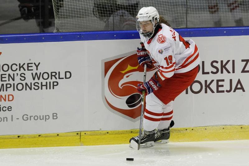 Ice Hockey. Women's World Championship. Poland - Slovakia. 08.04.2017