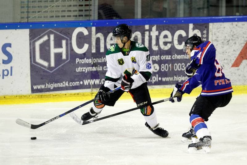 Ice Hockey. I Liga. Naprzod Janow - Koziolki Poznan. 14.10.2018