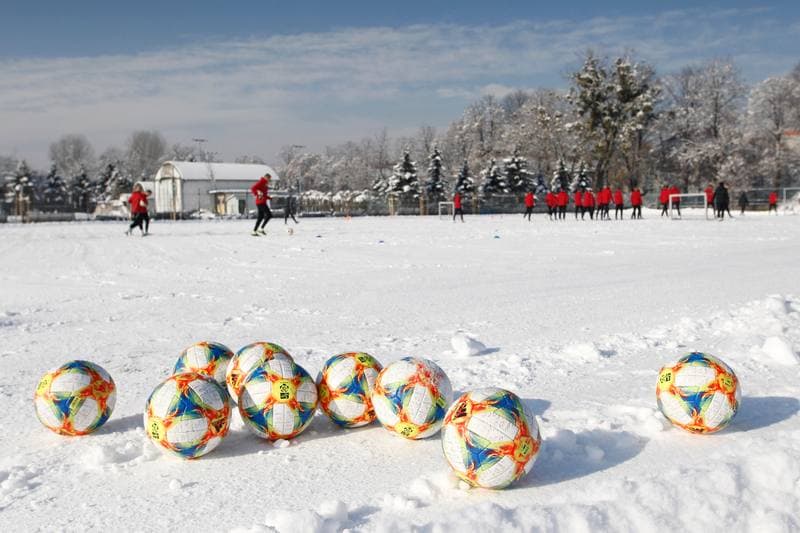 Football. Gornik Zabrze. Training. 05.02.2019