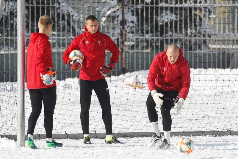 Football. Gornik Zabrze. Training. 05.02.2019