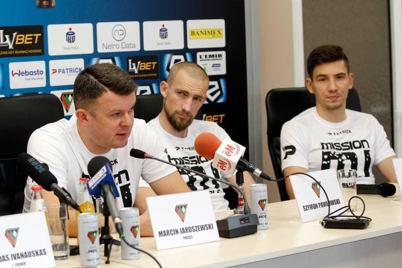Football. Zaglebie Sosnowiec. Press Conference. 07.02.2019