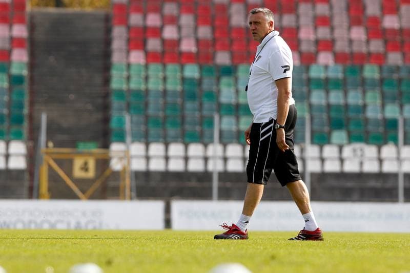 Football. Zaglebie Sosnowiec. Training. 16.10.2018