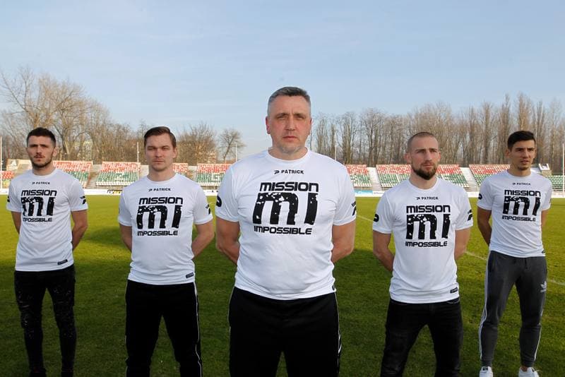 Football. Zaglebie Sosnowiec. Press Conference. 07.02.2019