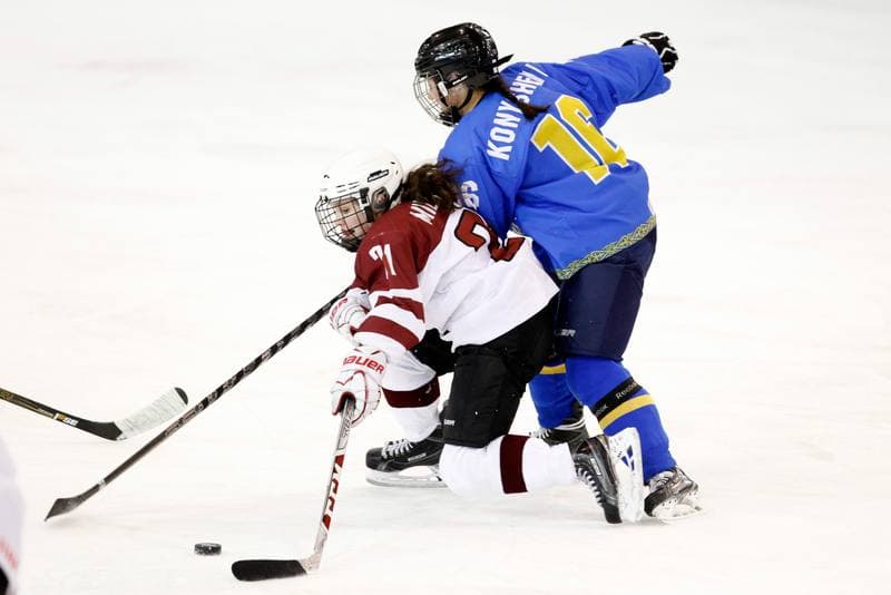 Ice Hockey. Women's World Championship. Latvia - Kazakhstan. 11.04.2017