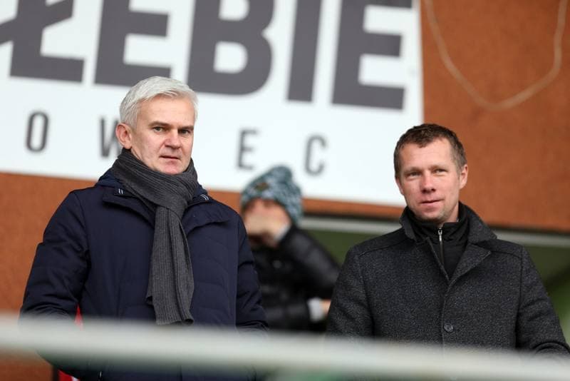 Football. Sparing. Zaglebie Sosnowiec - LKS Lodz. 03.02.2019